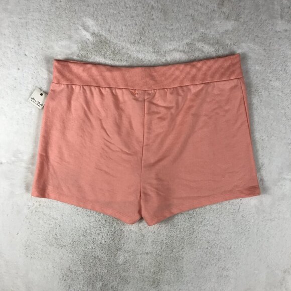 Ultra Flirt NYC Logo Coral Knit Athletic Casual Shorts NWT XL - Picture 4 of 5